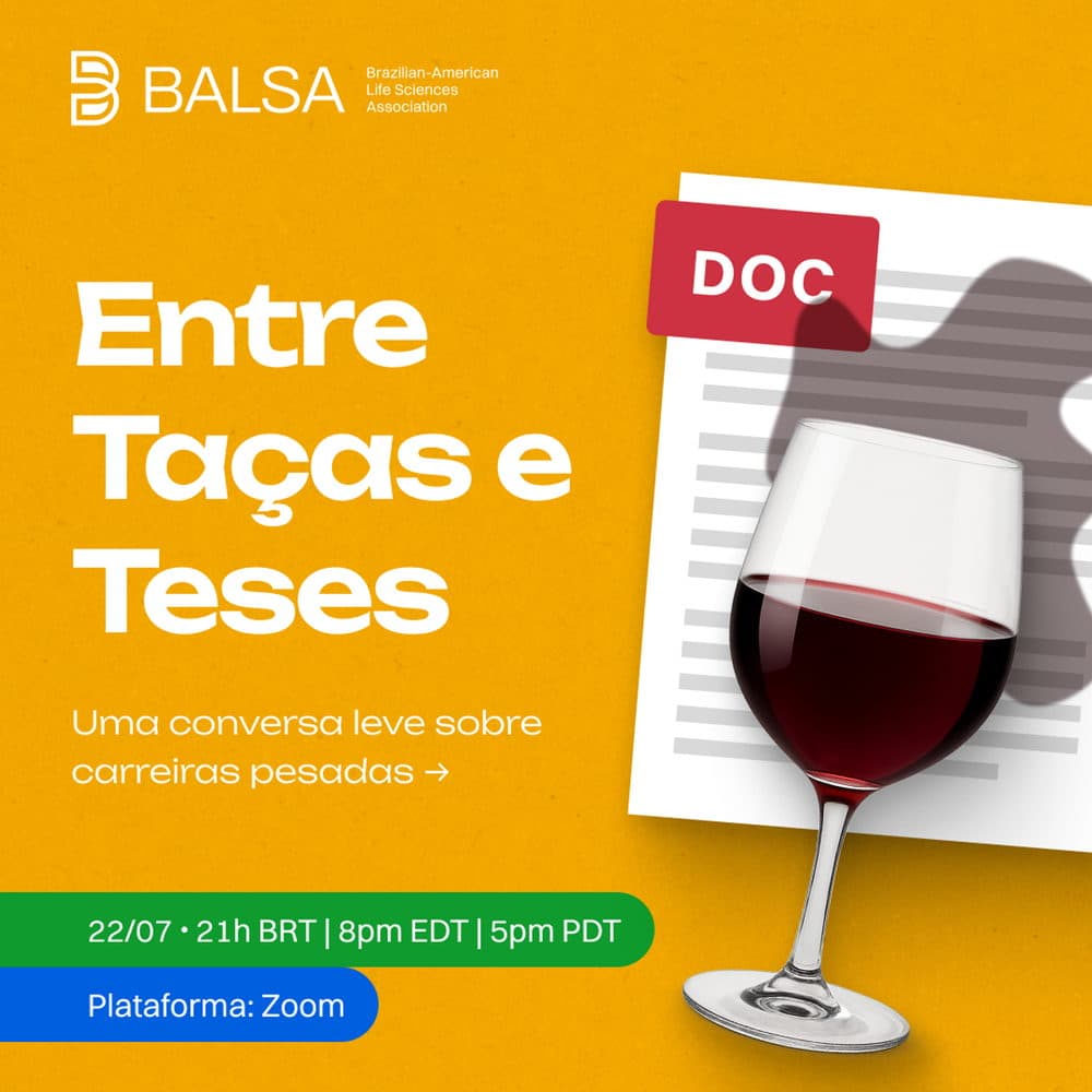 First Wine & Theses poster with a wine glass over a manuscript
