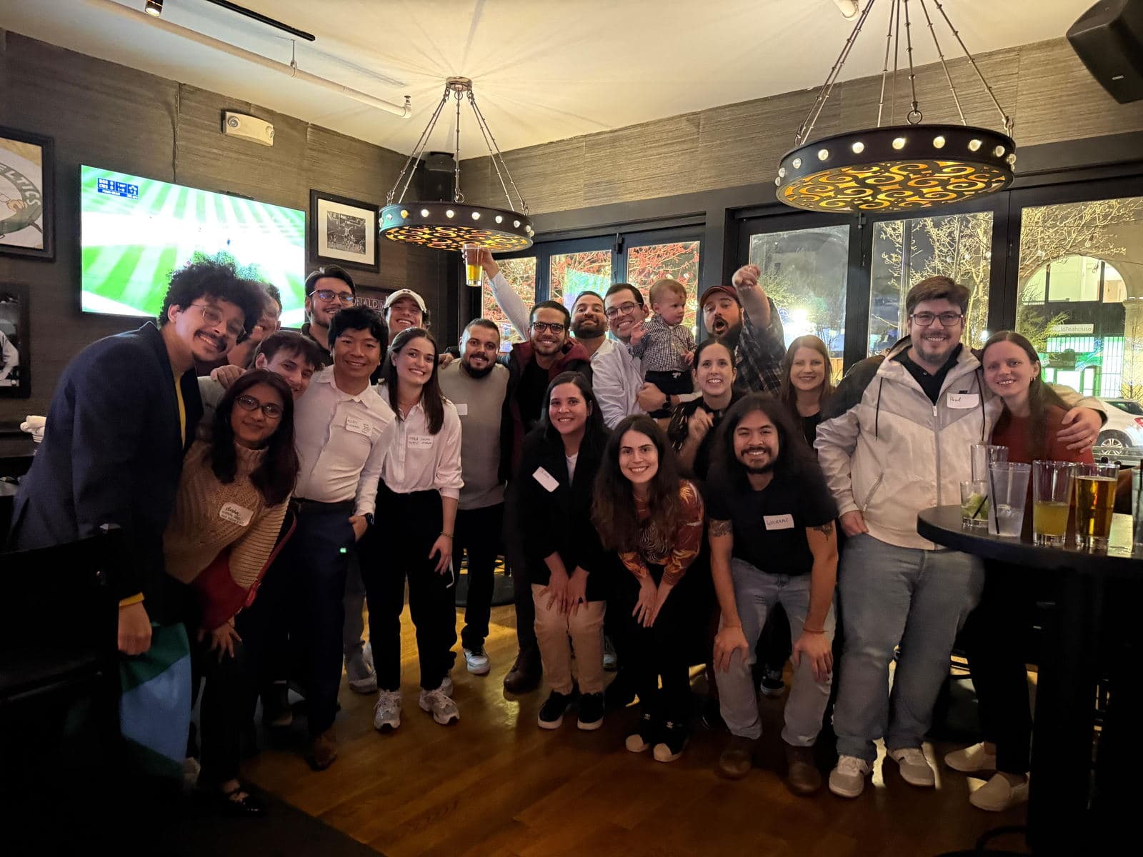 Members celebrating together at a BALSA happy hour